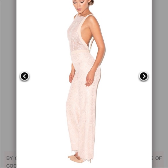 House of CB Carmelita blush dress jumpsuit - Picture 4 of 9